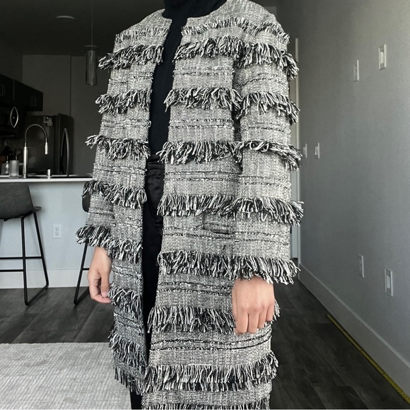 Intermix Fringe Jacket (M) - Picture 5 of 9